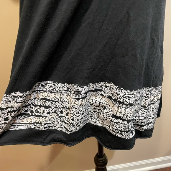 Lauren Moshi Black Short Sleeve Graphic Tee - Picture 3 of 9